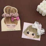 100pcs Hairband Packing Paper Card Girls Display Cards for Hair Accessories