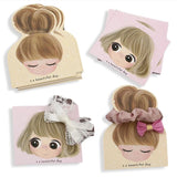 100pcs Hairband Packing Paper Card Girls Display Cards for Hair Accessories