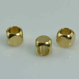 100pcs Nepal Prayer Copper Beads 2.5mm-5mm Large Hole Metal Spacer DIY Jewelry