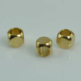 100pcs Nepal Prayer Copper Beads 2.5mm-5mm Large Hole Metal Spacer DIY Jewelry