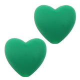 100pcs Heart Shape Silicone Teeth Beads DIY Bpa Teether Babies Chewing