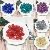 100pcs Acrylic Spacer Round Beads For Jewelry Making