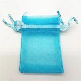100pcs Drawstring Organza Bags Wedding Candy Favor Gift Bags
