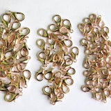 100pcs Alloy Lobster Claw Clasp Jewelry Findings - 6 Sizes