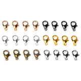 100pcs Lobster Clasp Hooks 6 Colors 10/12/14/16/18/21mm DIY Jewelry Findings