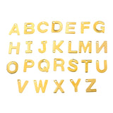 100pcs Stainless Steel A-Z Letter Pendant for Jewelry Making 
