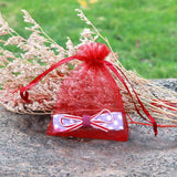 100pcs 7x9cm Drawstring Bags Favor Wedding Candy Girls' Hair Accessories Pouches