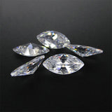100pcs Marquise Cut CZ Stone 5A 1.5-8mm Cubic Zirconia Synthetic Gems