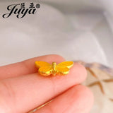 100pcs Enamel Butterfly Beads for Bracelets DIY