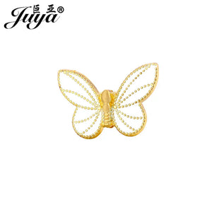 100pcs Enamel Butterfly Beads for Bracelets DIY