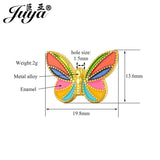 100pcs Enamel Butterfly Beads for Bracelets DIY