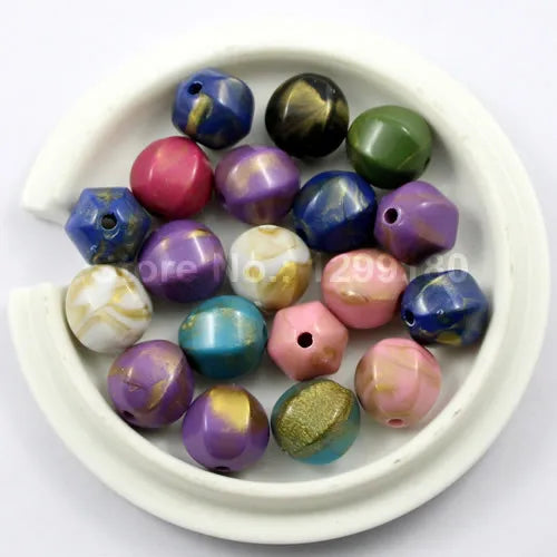 100pcs Watermelon Shape Acrylic Beads, DIY Jewelry Accessory 13mm