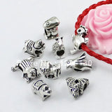 100pcs Tibetan Silver Animal Bead for European Bracelets