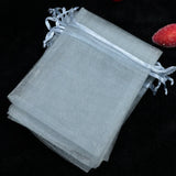 100pcs Multicolor Organza Jewelry Pouches Drawstring Gift Bags 7x9cm 8x10cm 9x12