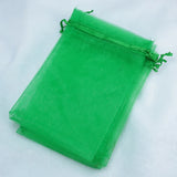 100pcs Multicolor Organza Jewelry Pouches Drawstring Gift Bags 7x9cm 8x10cm 9x12