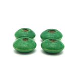 100pcs Natural Abacus Flat Wooden Charm Beads 3x6-6x12mm