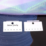 100pcs Plastic Earrings Cards Jewelry Display Packaging Tags 3x5.5cm