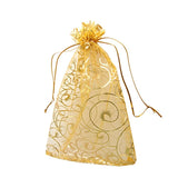 100pcs Coralline Organza Bags 9*12 Jewelry Tea Packaging Wedding Gift Bags