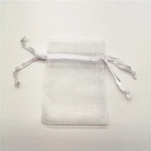100pcs Organza Drawstring Bag Jewelry Packaging Wedding Party Decoration