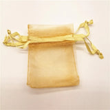 100pcs Organza Drawstring Bag Jewelry Packaging Wedding Party Decoration