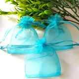 100pcs Organza Gift Bags Drawstring Pouches Jewelry Bags