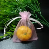 100pcs Organza Gift Bags Drawstring Pouches Jewelry Bags