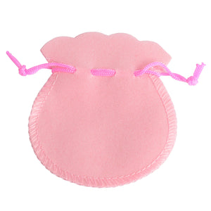 100 Pink Velvet Pouch Drawstring Jewelry Bags Xmas Wedding Party Gift Bags