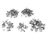 100pcs Stainless Steel Pearl Cap Bead Top Drilled Bail Charm Pendant