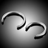 100pcs Steel Horseshoe Nose Piercing Bar Body Jewelry