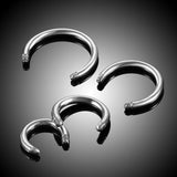 100pcs Steel Horseshoe Nose Piercing Bar Body Jewelry