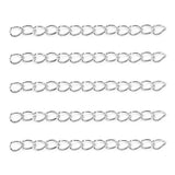 100pcs Tail Chains Extension Chain For Jewelry Making DIY Bracelets Necklace