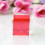 100pcs Red Ziplock Seal Plastic Bags 3x4cm Packaging For Coin Candy