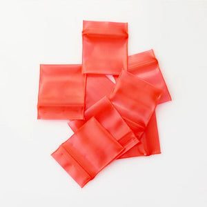 100pcs Red Ziplock Seal Plastic Bags 3x4cm Packaging For Coin Candy