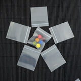 100pcs Small Ziplock Bags 3x3.5cm Self Sealing Transparent Plastic Jewelry Bags