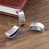 100pcs Tibetan Silver Slider Beads DIY Accessory 15x6mm