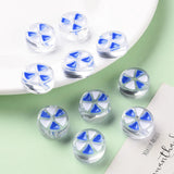 100pcs Acrylic Flat Round Beads for DIY Jewelry Making