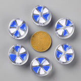 100pcs Acrylic Flat Round Beads for DIY Jewelry Making