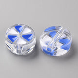 100pcs Acrylic Flat Round Beads for DIY Jewelry Making