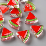 100pcs Watermelon Beads for Jewelry Making DIY Crafts