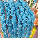 100pcs 16x19mm Ceramics Beads Ox Head Loose Spacer for Jewelry Making DIY