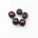 100pcs Vintage Wood Beads 10mm 12mm Big Hole Oval Wooden Spacer