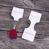 100pcs Square Jewelry Packaging Cards 3.8x10.2cm Necklace Bracelet Hairpin Tags