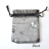 100pcs Butterfly Organza Wedding Candy Jewelry Drawstring Pouch