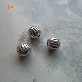 100pcs 4mm Tibetan Silver Loose Beads Jewelry Spacer DIY Bracelet Necklace Alloy