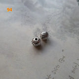 100pcs 4mm Tibetan Silver Loose Beads Jewelry Spacer DIY Bracelet Necklace Alloy