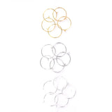 100pcs Wine Glass Charm Rings Earring Hoops DIY Wedding Party