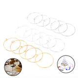 100pcs Wine Glass Charm Rings Earring Hoops DIY Wedding Party