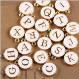 100pcs Alphabet Decoration Charms for Jewelry Making