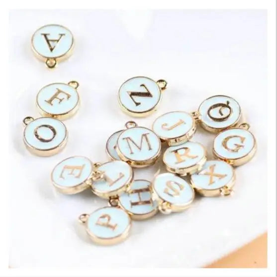 100pcs Alphabet Decoration Charms for Jewelry Making