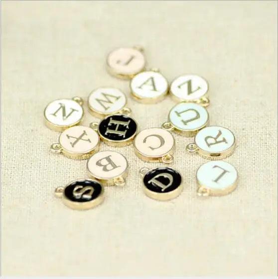 100pcs Alphabet Decoration Charms for Jewelry Making